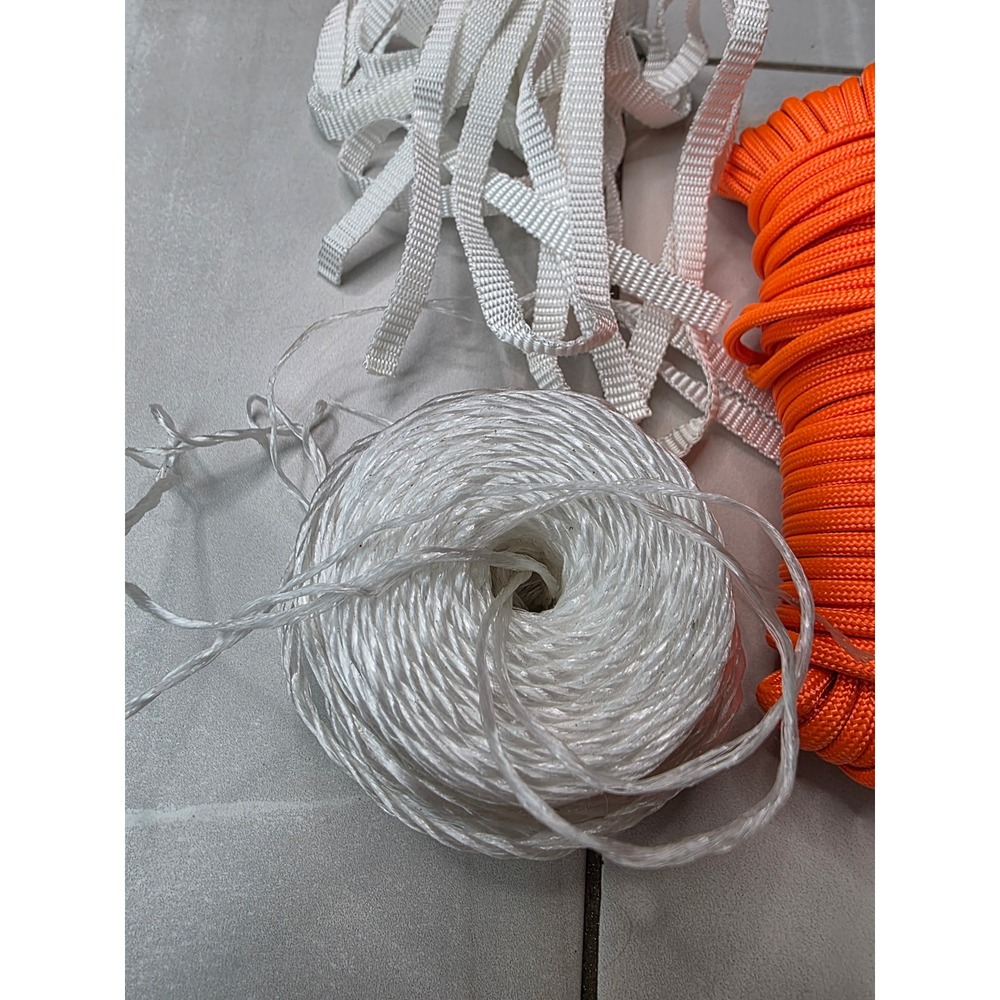 Outdoor Survival Cordage Bundle‎ Paracord Camo Rope Twine and Nylon Webbing Set - Picture 15 of 16